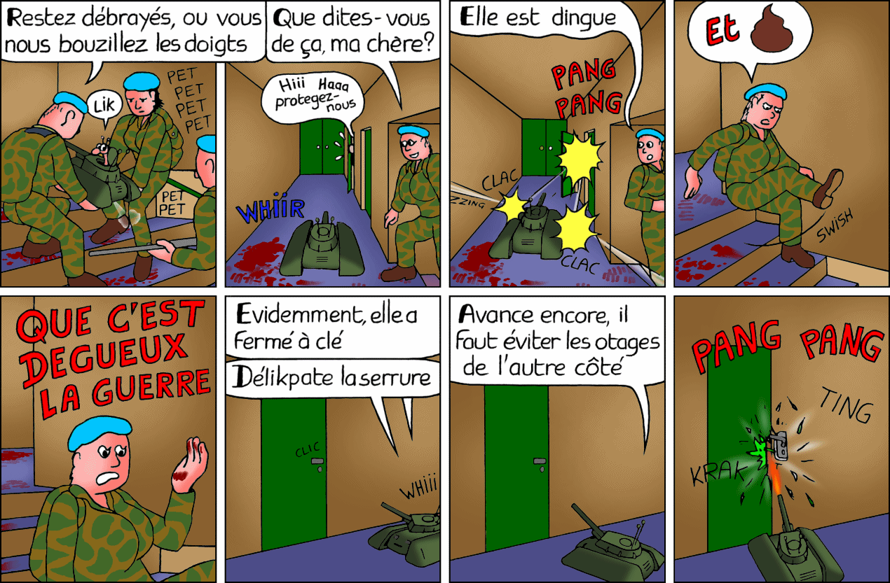 Les doudounelles apportent un tank des likpas