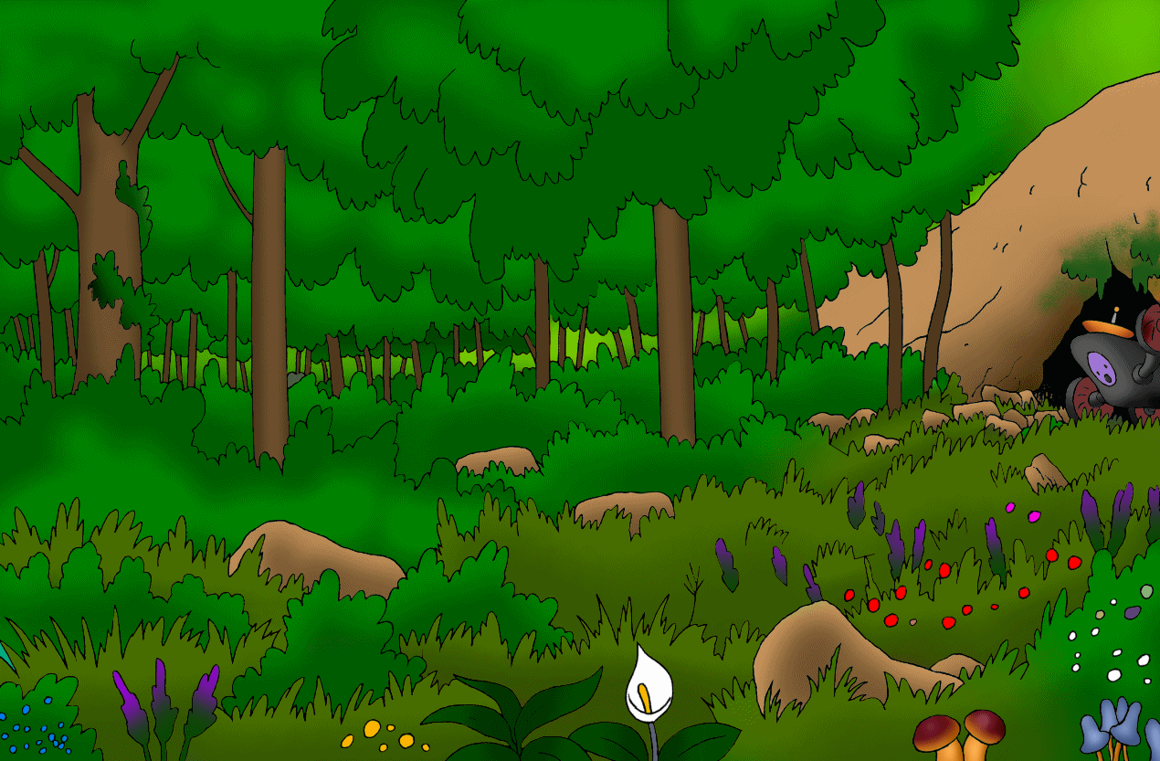 Les premiers arbres et les premiers oiseaux!