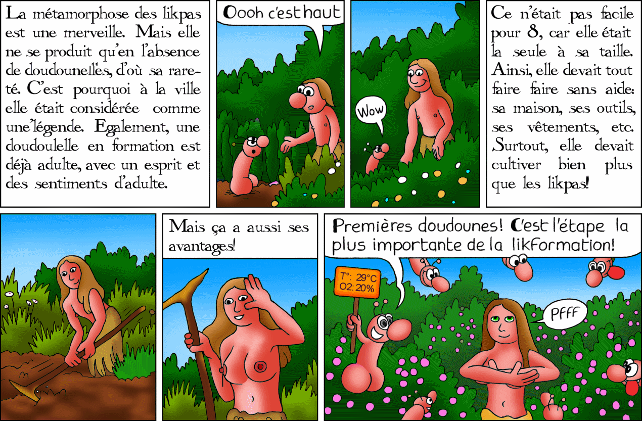 La métamorphose de Numéro 8 en doudounelle!